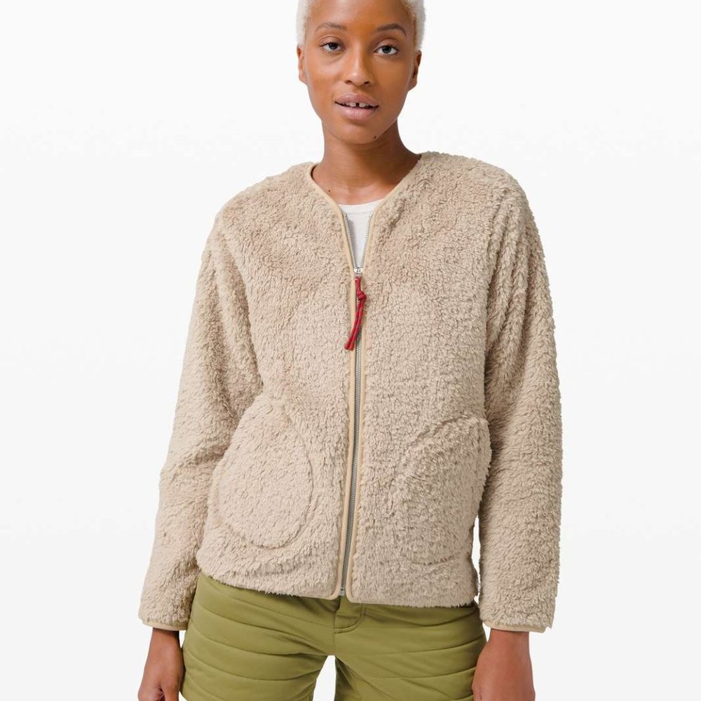 Lululemon Oh So Sherpa Full Zip Sz 8